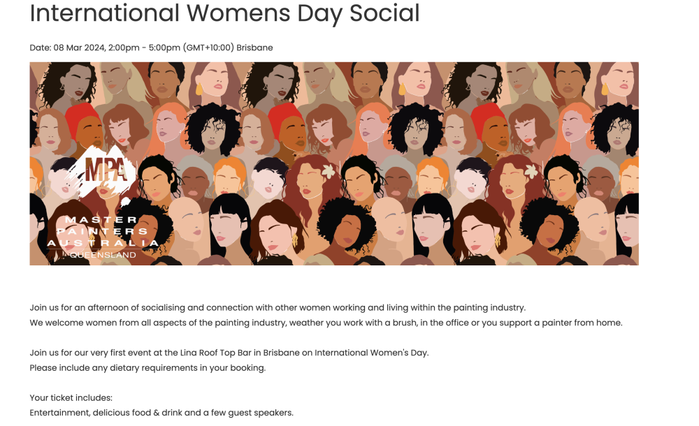 International Women's Day Social